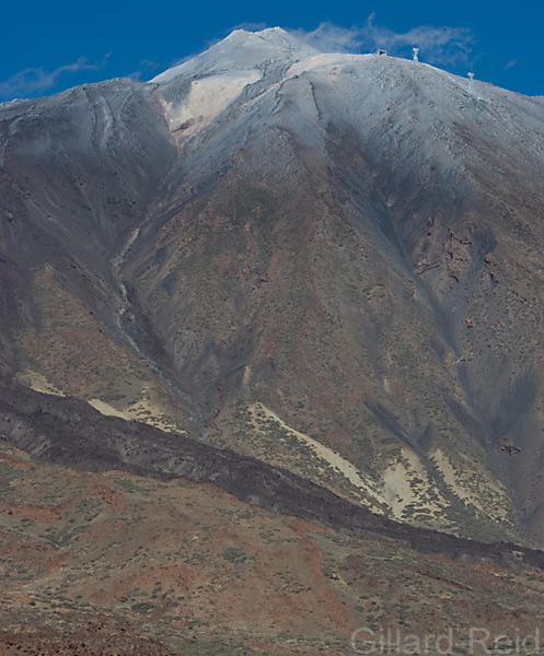 teide with snow