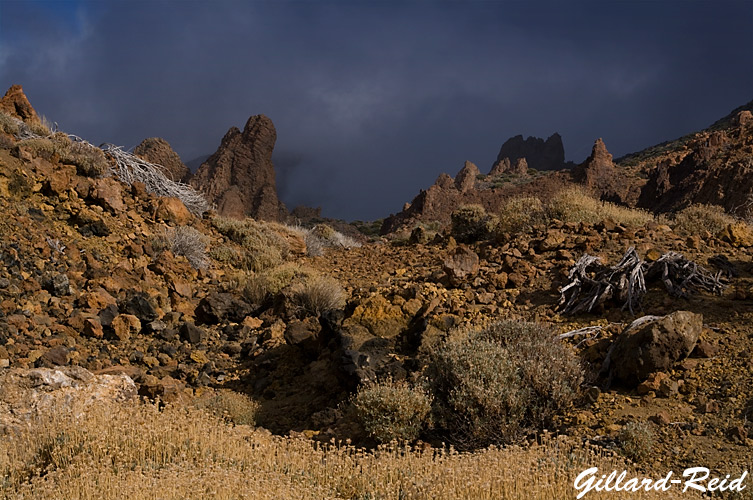 old caldera wall