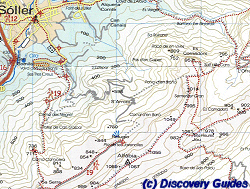 A section from Discovery map of Soller area